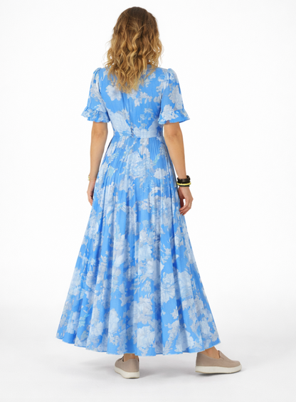 LIVA Short Sleeve V Neck Floral