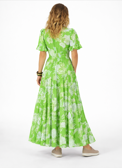 LIVA Short Sleeve V Neck Floral