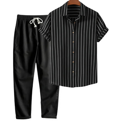 LIVA MAISON - Milano striped summer set
